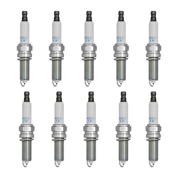 10 Spark Plugs suppressed 5 kOhm NGK suitable for HYUNDAI KONA and others