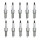 10 Spark Plugs suppressed 5 kOhm NGK suitable for HYUNDAI KONA and others