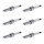 6 Spark Plugs fixed SAE connection NGK suitable for HONDA CIVIC and others
