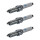 3 Spark Plugs with flat seal seat NGK for PORSCHE PANAMERA and others