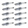 10 Spark Plugs fixed SAE connection NGK for SUBARU IMPREZA and others