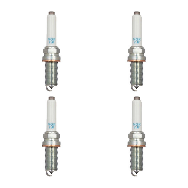 4 Spark Plugs terminal design ring cup-shaped 1.4 Ohm NGK for e.g. VW GOLF