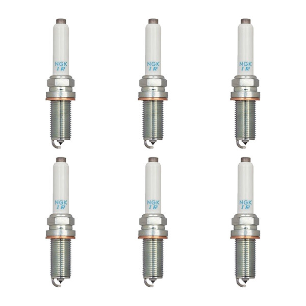 6 Zündkerzen Anschlussausführung Ring tassenförmig 1,4 Ohm NGK für u.a. VW GOLF