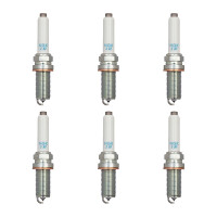 6 Spark Plugs terminal design ring cup-shaped 1.4 Ohm NGK...