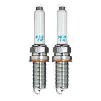 2 Spark Plugs with flat seal seat 1.4 Ohm NGK for AUDI A7...