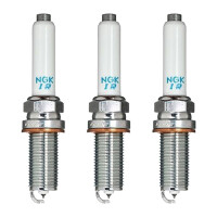 3 Spark Plugs with flat seal seat 1.4 Ohm NGK for AUDI A7...