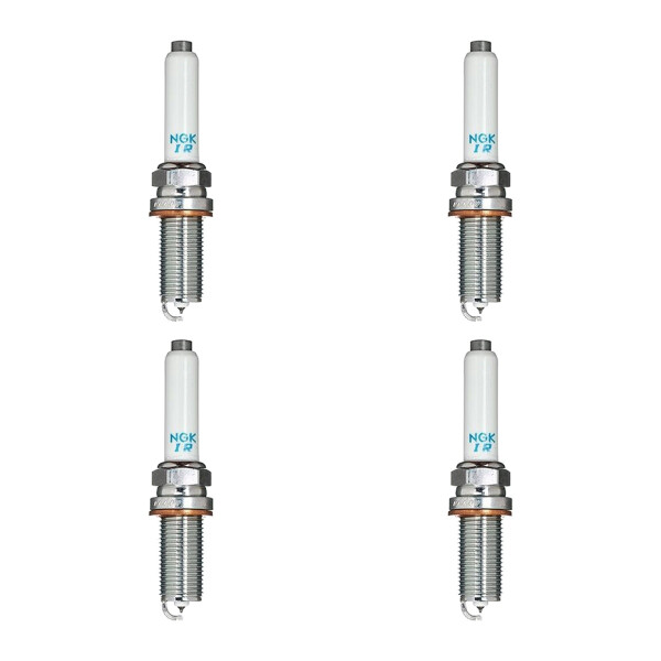 4 Spark Plugs with flat seal seat 1.4 Ohm NGK for AUDI A7 and others