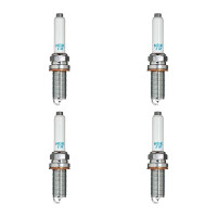 4 Spark Plugs with flat seal seat 1.4 Ohm NGK for AUDI A7...