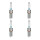 4 Spark Plugs with flat seal seat 1.4 Ohm NGK for AUDI A7 and others