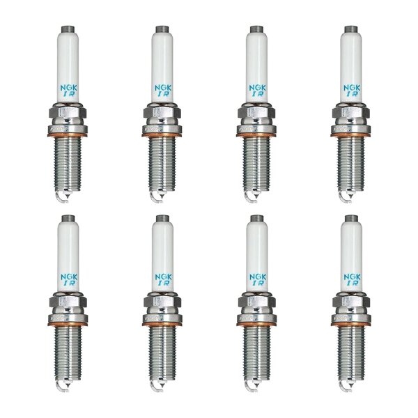 8 Zündkerzen mit Flachdichtsitz 1,4 Ohm NGK IAM-Expertise für u.a. AUDI A7