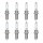 8 Zündkerzen mit Flachdichtsitz 1,4 Ohm NGK IAM-Expertise für u.a. AUDI A7