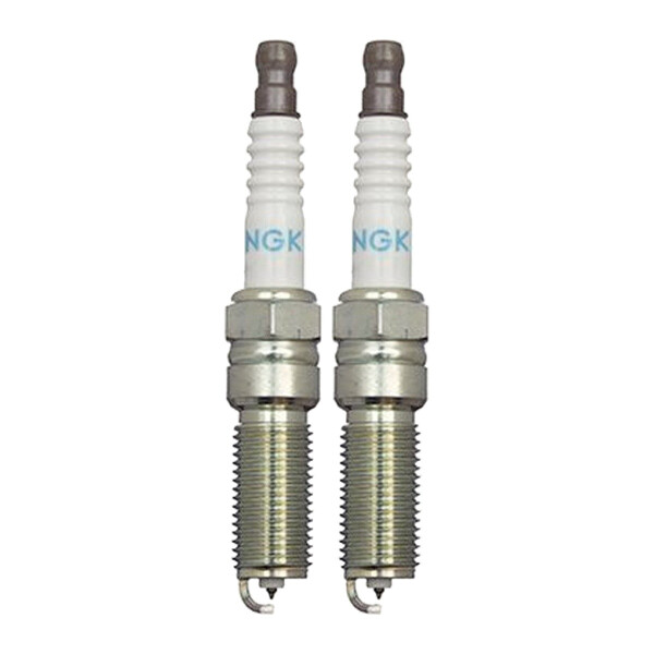 2 Spark Plugs fixed SAE connection 4.7 Ohm NGK for e.g. FORD FIESTA