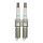 2 Spark Plugs fixed SAE connection 4.7 Ohm NGK for e.g. FORD FIESTA