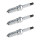 3 Spark Plugs fixed SAE connection NGK suitable for CHEVROLET and others
