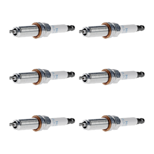 6 Spark Plugs fixed SAE connection NGK for e.g. LAND ROVER RANGE ROVER IV