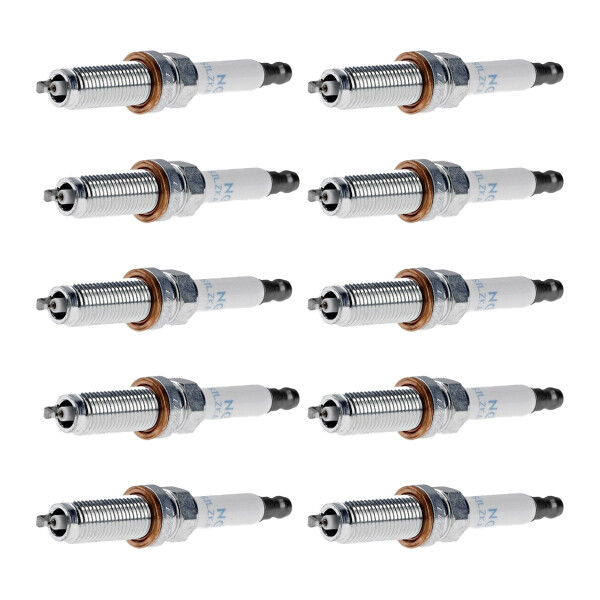 10 Zündkerzen fester SAE-Anschluss NGK für u.a. LAND ROVER RANGE ROVER IV