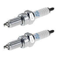 2 Spark Plugs with flat seal seat NGK aftermarket...