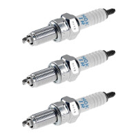 3 Spark Plugs with flat seal seat NGK aftermarket...