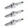 3 Spark Plugs with flat seal seat NGK aftermarket expertise for HONDA
