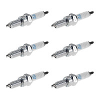 6 Spark Plugs with flat seal seat NGK aftermarket...