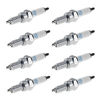 8 Spark Plugs with flat seal seat NGK aftermarket...