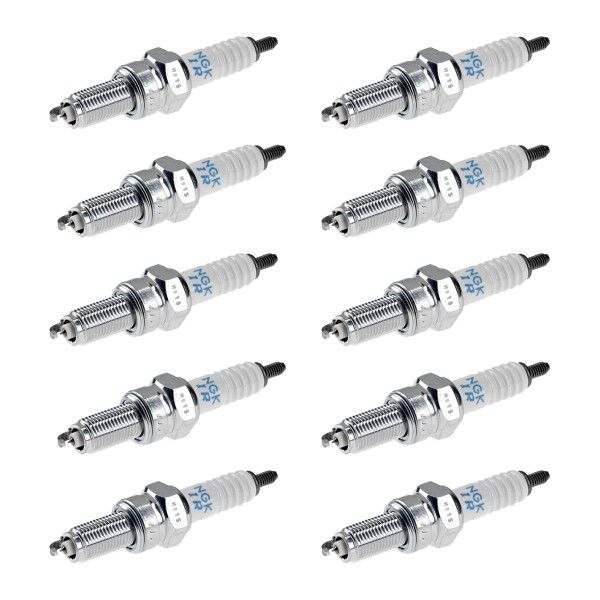 10 Spark Plugs with flat seal seat NGK aftermarket expertise for HONDA