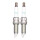 2 Spark Plugs with flat seal seat NGK suitable for BMW 4 Series and others