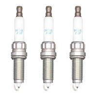 3 Spark Plugs with flat seal seat NGK suitable for BMW 4...