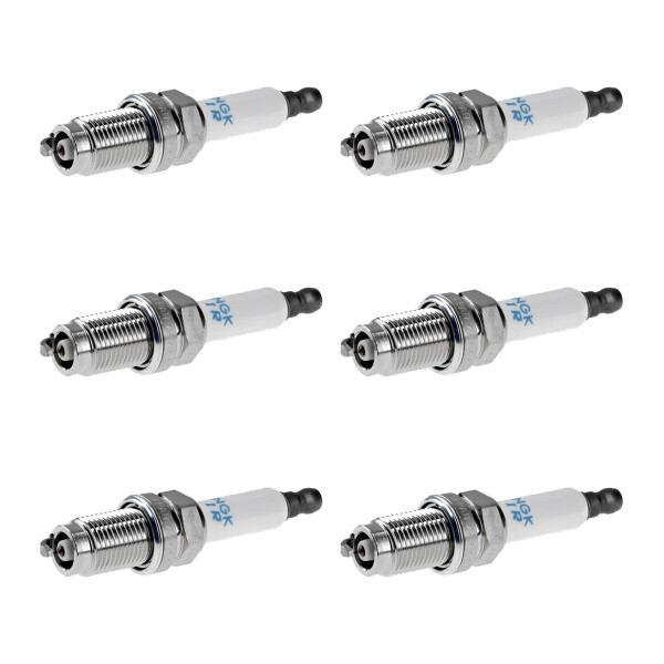6 Spark Plugs fixed SAE connection NGK aftermarket expertise for e.g. VW CC