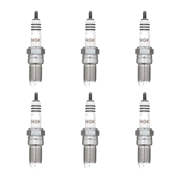 6 Zündkerzen mit Kegeldichtsitz NGK Iridium IX für u.a. RENAULT 25