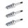 3 Spark Plugs fixed SAE connection NGK for JAGUAR X-TYPE and others