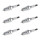 6 Spark Plugs fixed SAE connection NGK IAM-Expertise for e.g. CHEVROLET TRANS
