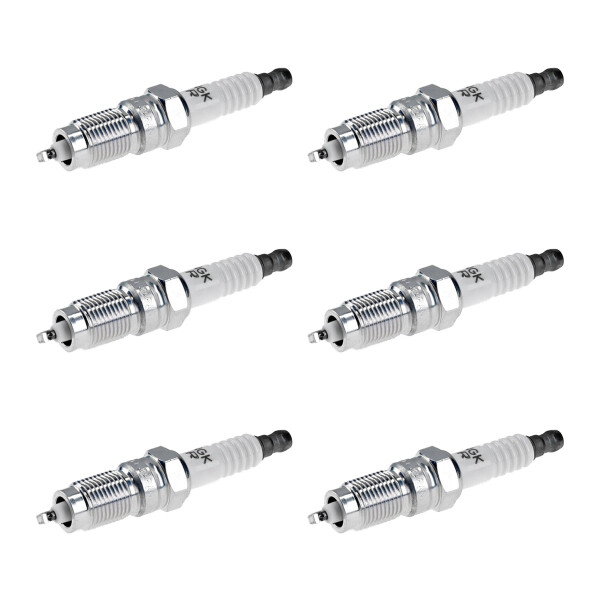 6 Spark Plugs fixed SAE connection NGK IAM expertise for various vehicles
