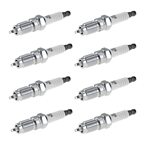 8 Spark Plugs fixed SAE connection NGK IAM expertise for various vehicles