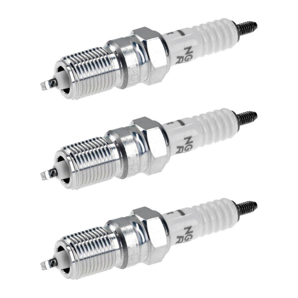 3 Spark Plugs with cone seal seat NGK IAM expertise for FORD USA and others