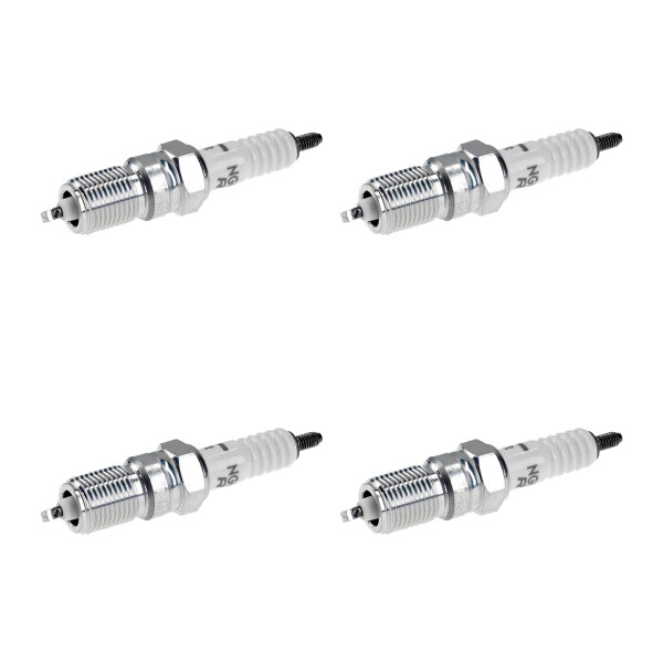 4 Spark Plugs with cone seal seat NGK IAM expertise for FORD USA and others