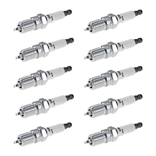 10 Spark Plugs fixed SAE connection NGK IAM expertise for various vehicles