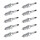 10 Spark Plugs fixed SAE connection NGK IAM expertise for various vehicles