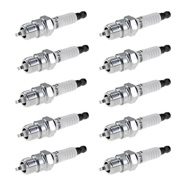 10 Spark Plugs with cone seal seat NGK IAM expertise for various vehicles