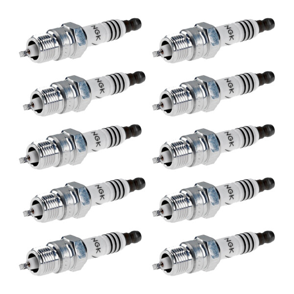 10 Spark Plugs fixed SAE connection NGK Iridium IX for e.g. AC COBRA