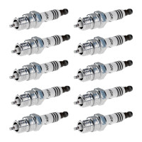 10 Spark Plugs fixed SAE connection NGK Iridium IX for...