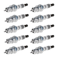 10 Spark Plugs fixed SAE connection NGK Iridium IX...