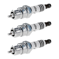 3 Spark Plugs fixed SAE connection NGK Iridium IX for...