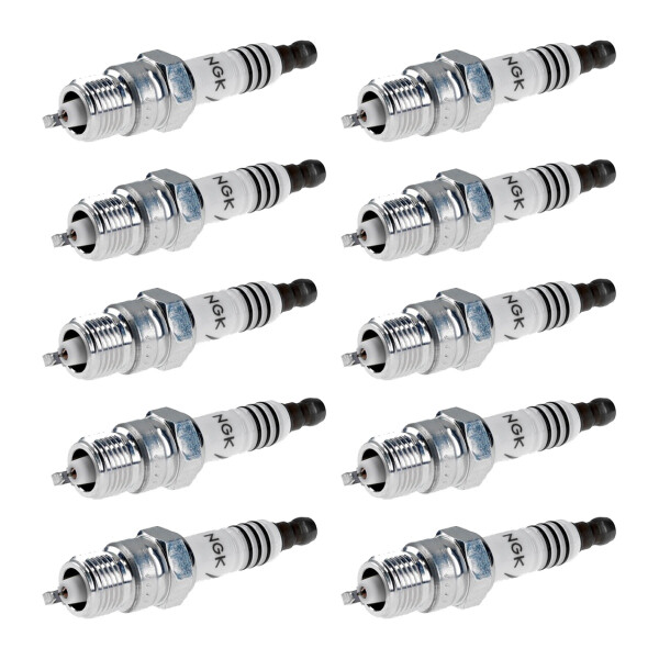 10 Spark Plugs fixed SAE connection NGK Iridium IX for e.g. VOLVO PENTA