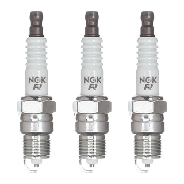 3 Spark Plugs with cone seal seat NGK Aftermarket-Expertise for JEEP CJ5