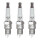 3 Spark Plugs with cone seal seat NGK Aftermarket-Expertise for JEEP CJ5