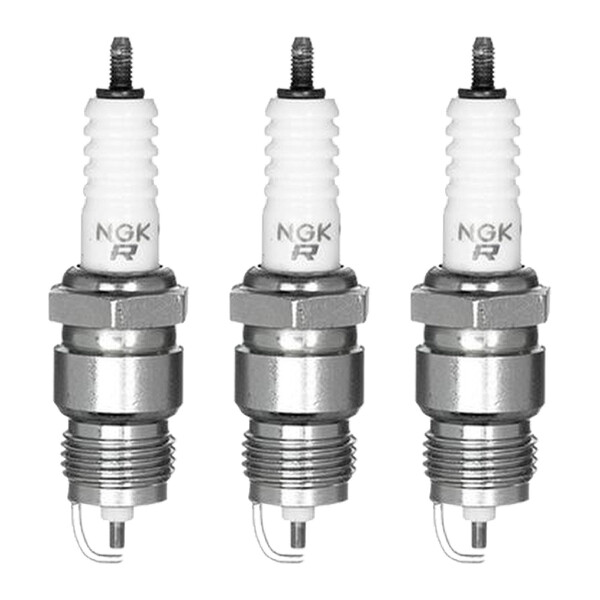 3 Spark Plugs with cone seal seat NGK aftermarket expertise for various vehicles