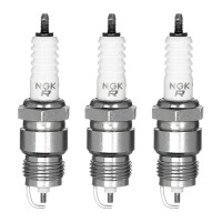 3 Spark Plugs with cone seal seat NGK aftermarket...