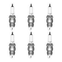 6 Spark Plugs with cone seal seat NGK aftermarket...