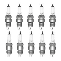10 Spark Plugs with cone seal seat NGK IAM expertise for...